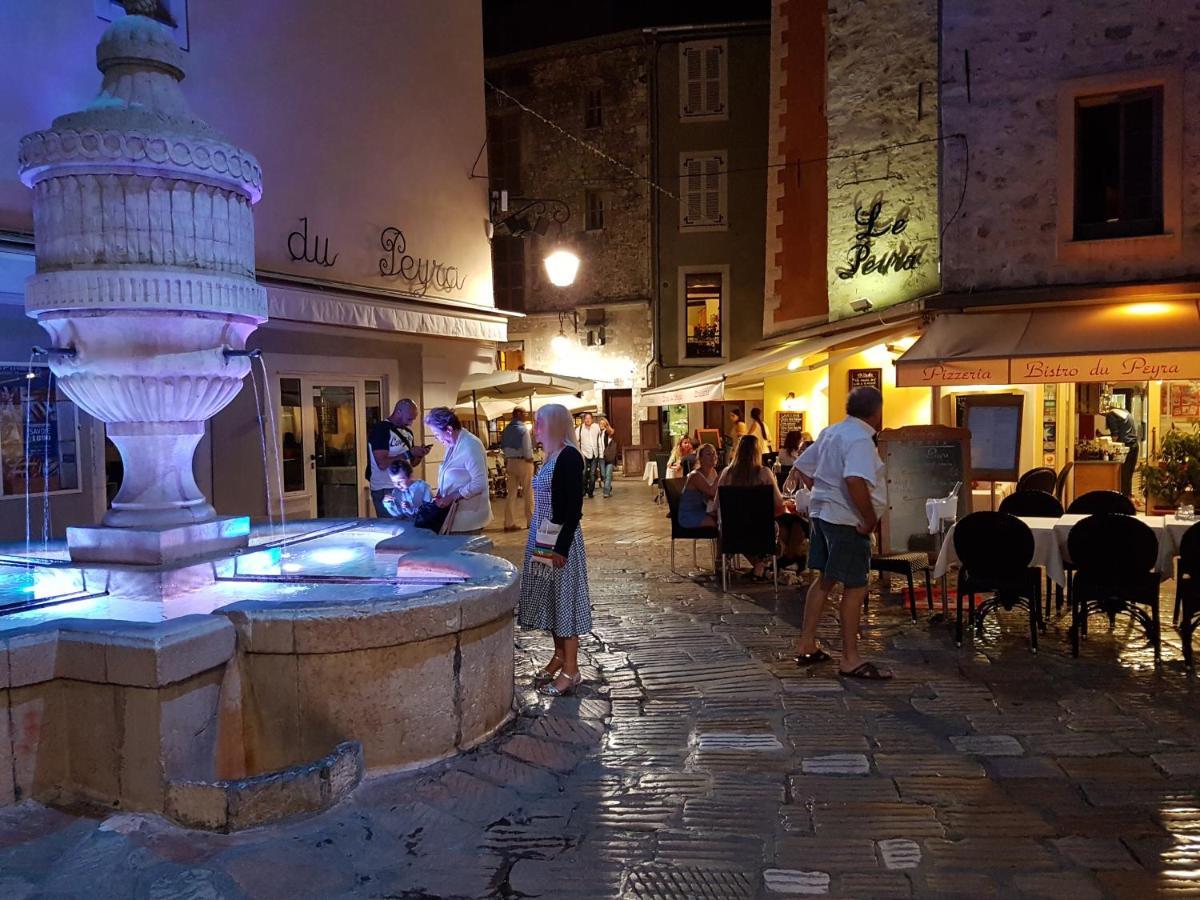 Quartier piscine municipale Bel Appart 4 pers terrasse parking wi-fi Vence Esterno foto