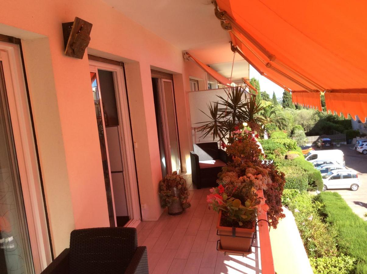 Quartier piscine municipale Bel Appart 4 pers terrasse parking wi-fi Vence Esterno foto